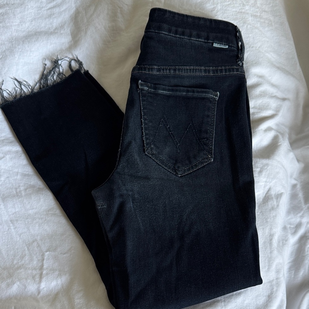 MOTHER High Waisted Looker Denim - Short